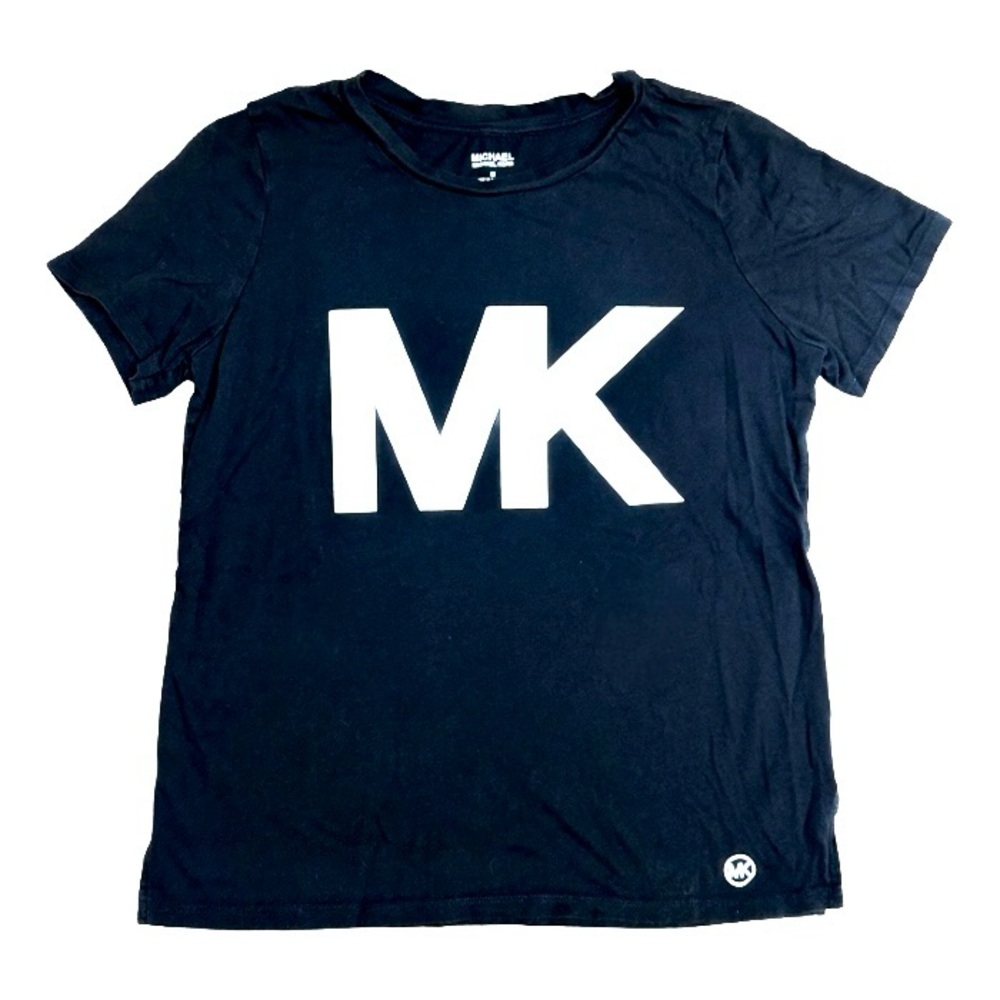 Michael Kors Black MK Logo Tee Shirt